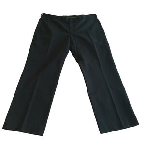 LL Bean Pants Men 40 Black Dress Straight Leg Business Casual Work Classic Chino